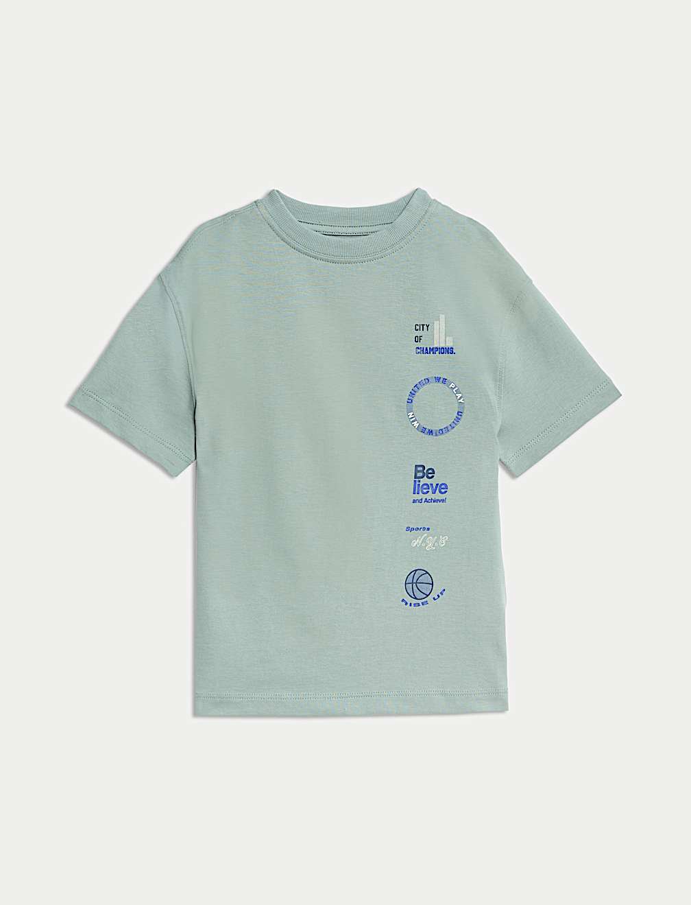 Pure Cotton Graphic T-Shirt (2-8 Yrs)