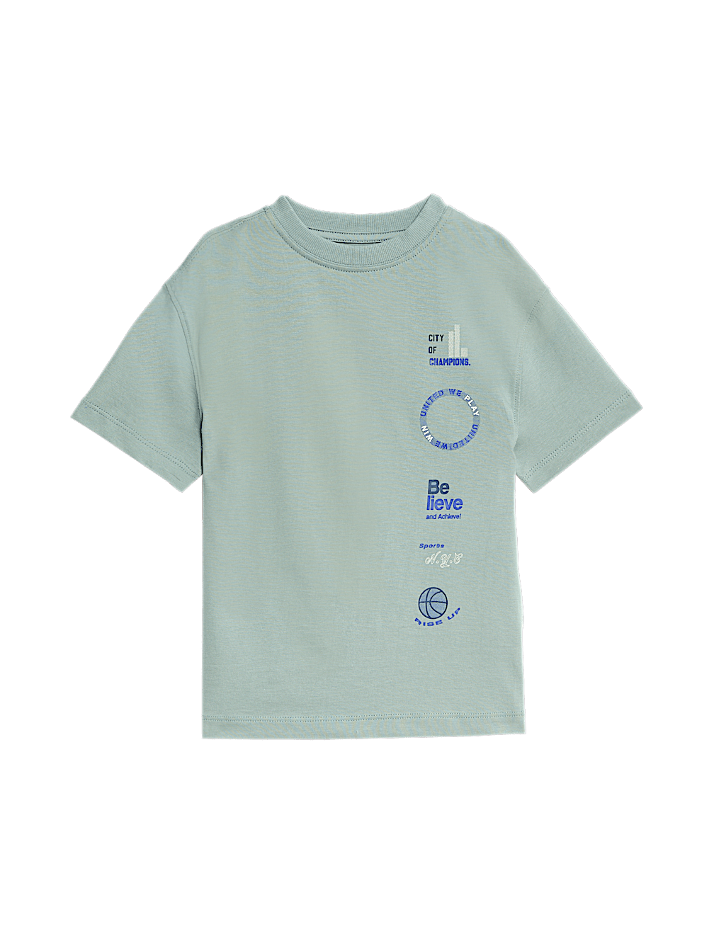 Pure Cotton Graphic T-Shirt (2-8 Yrs)