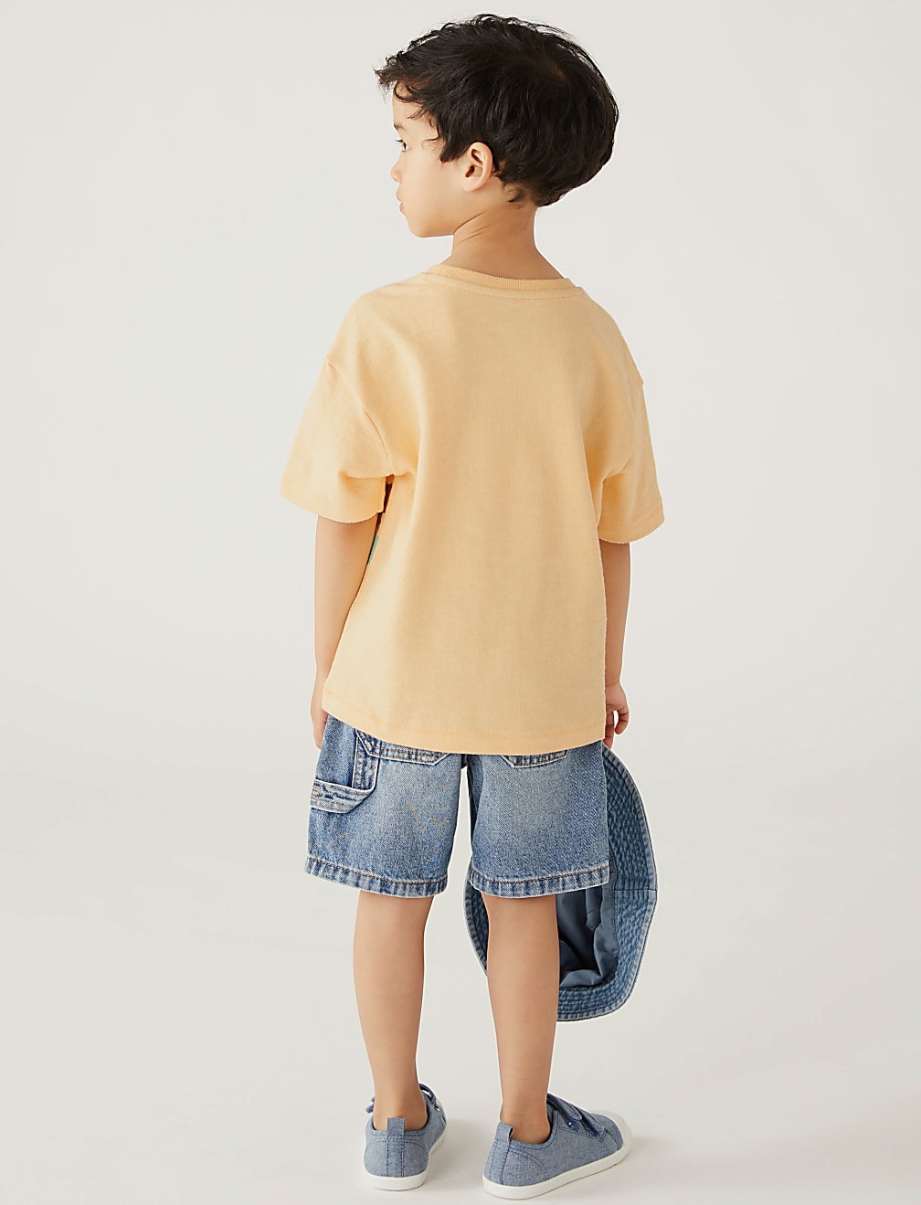 Pure Cotton Wave Print T-Shirt