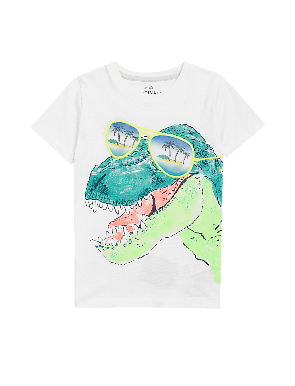 Pure Cotton Dinosaur T-Shirt