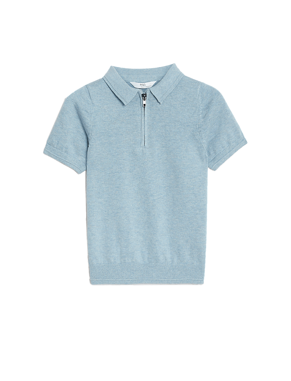 Pure Cotton Knitted Polo Shirt (2-8 Yrs)