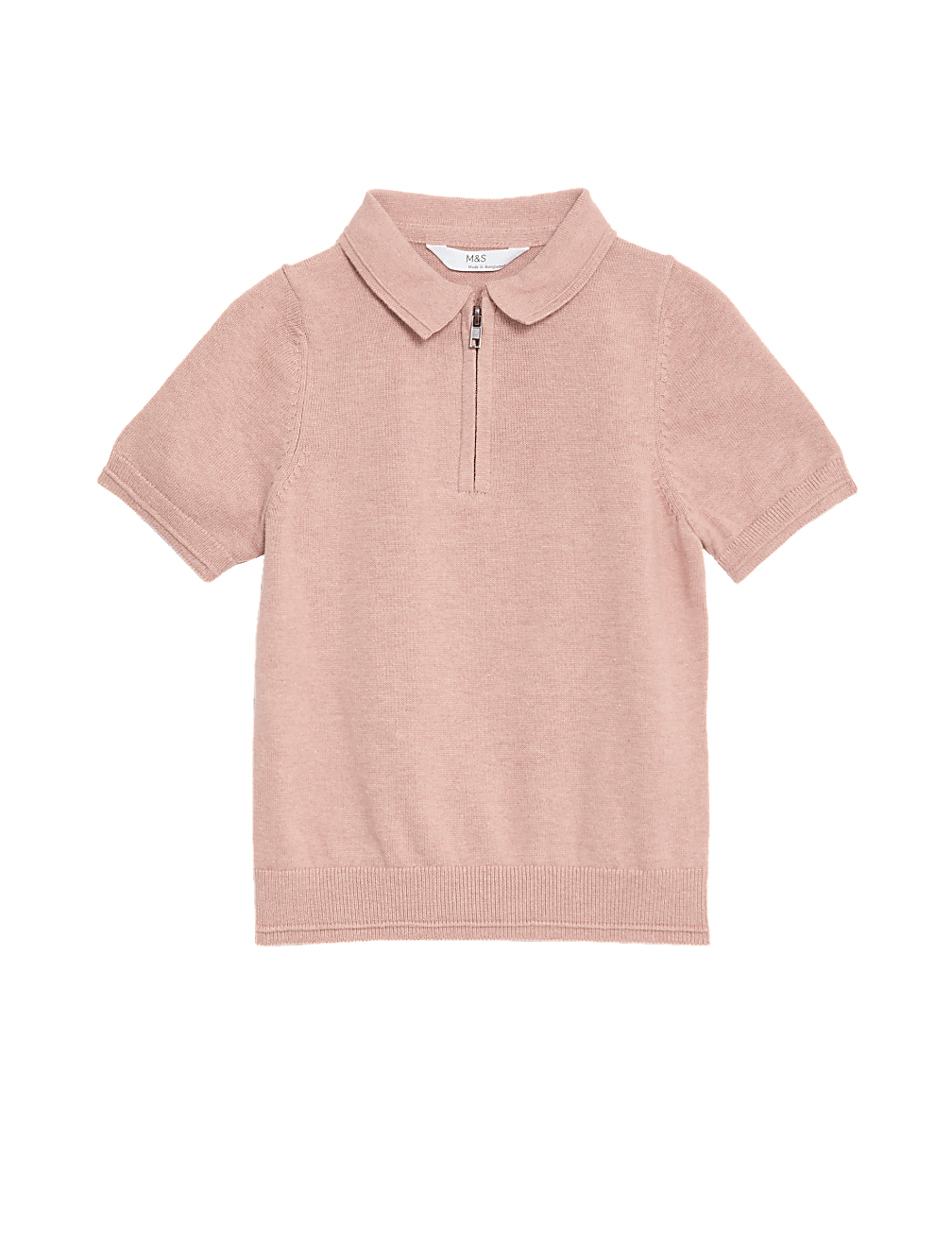 Pure Cotton Knitted Polo Shirt (2-8 Yrs)