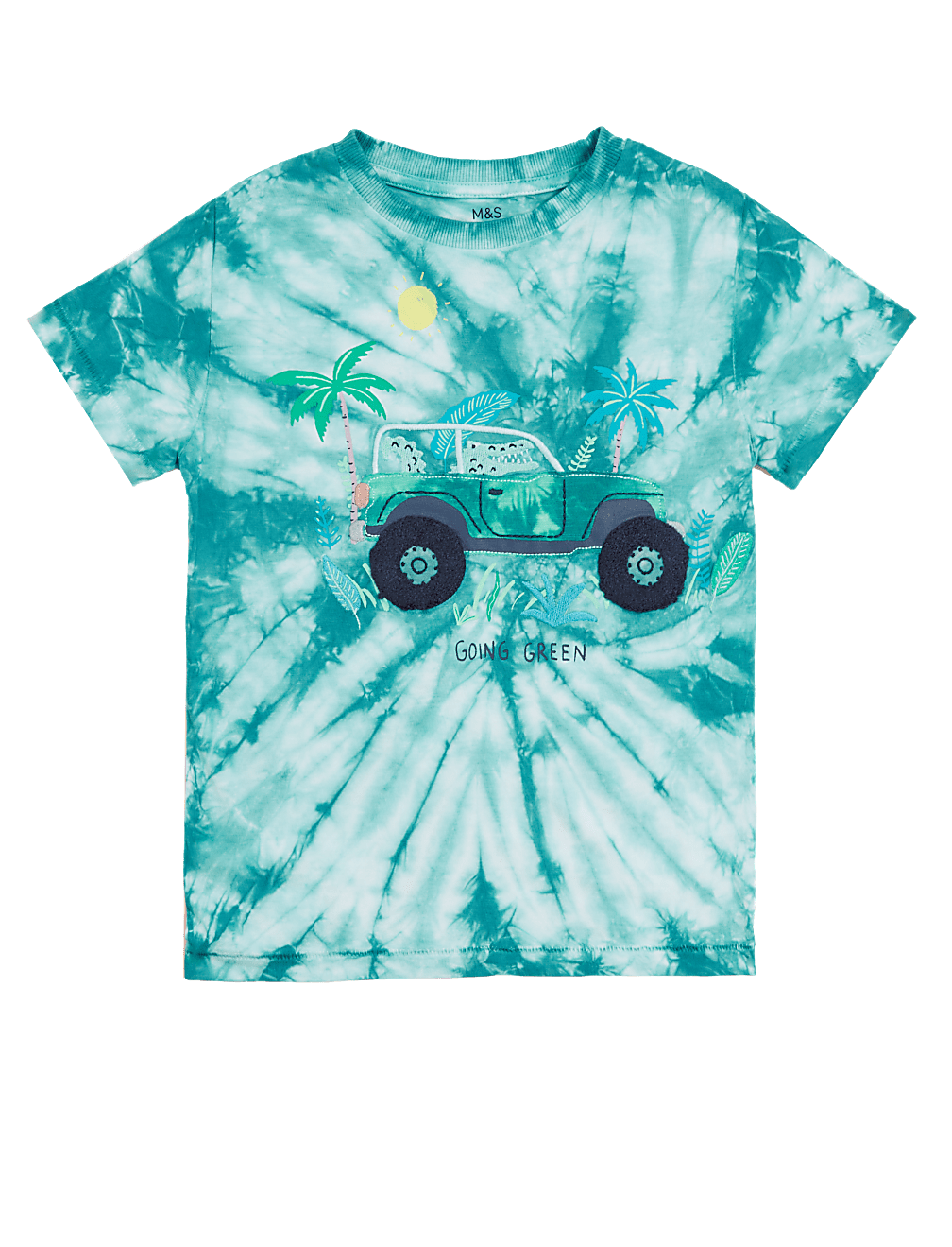 Pure Cotton Tie Dye T-Shirt (2-7 Yrs)