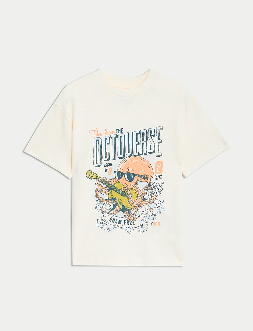 Pure Cotton Print T-Shirt (2-8 Yrs)