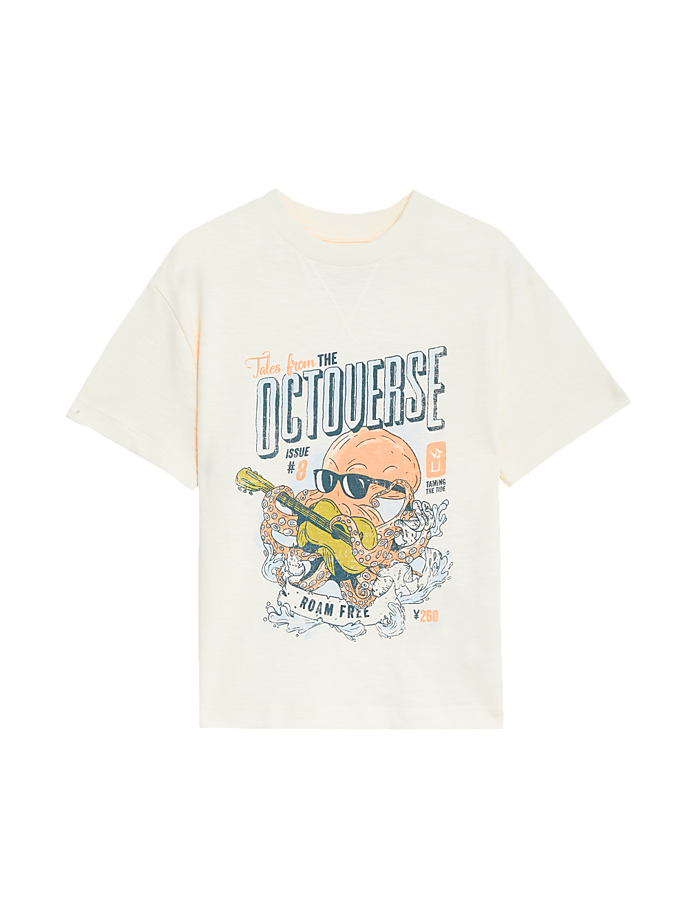 Pure Cotton Print T-Shirt (2-8 Yrs)
