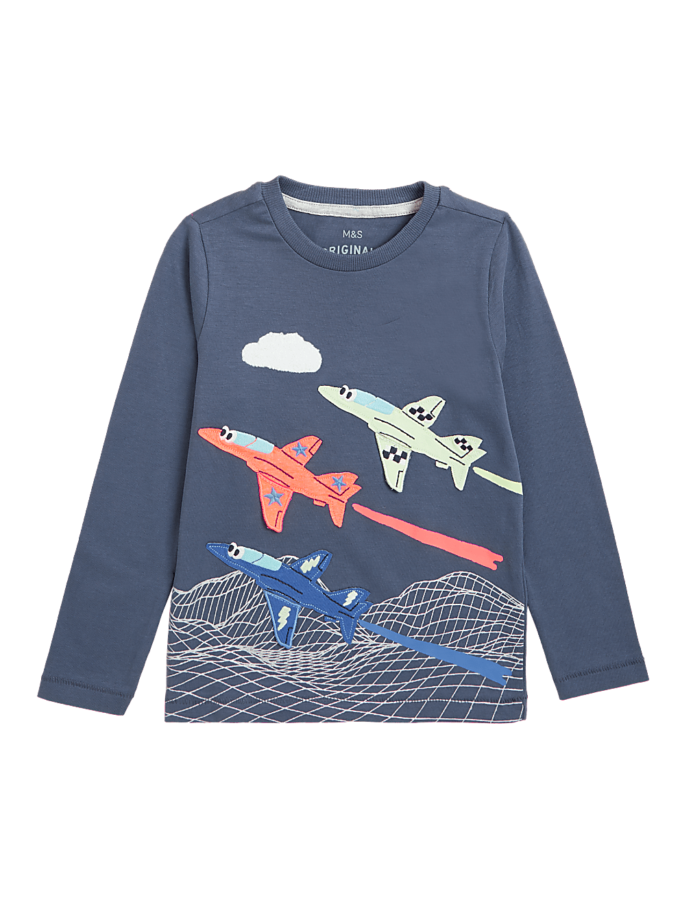 Pure Cotton Airplanes Top (2-7 Yrs)