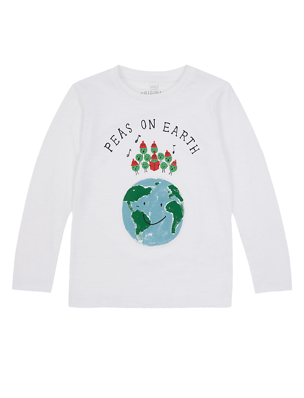 Cotton Peas On Earth Top (3 Months - 7 Years)