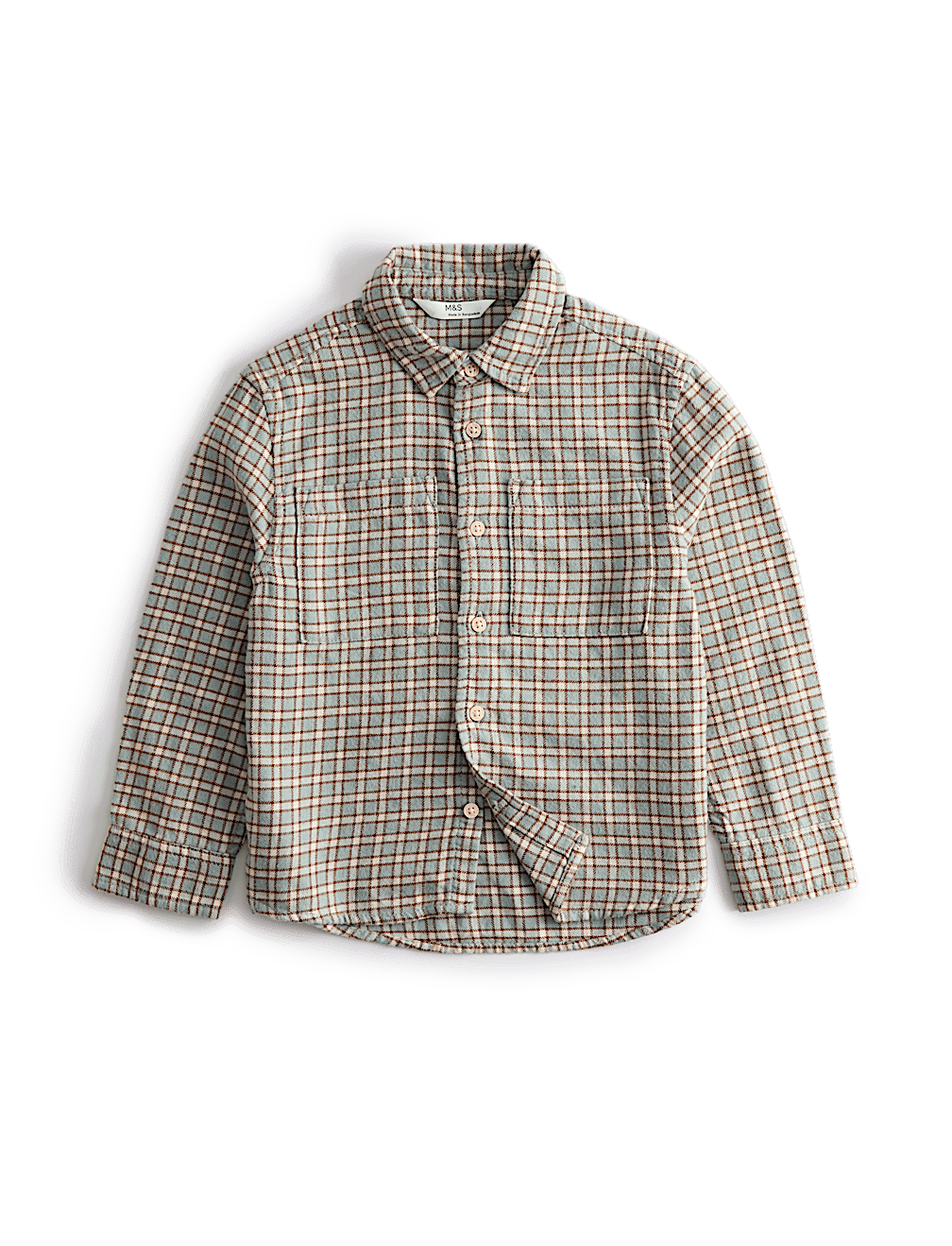Pure Cotton Checked Shirt (2-8 Yrs)