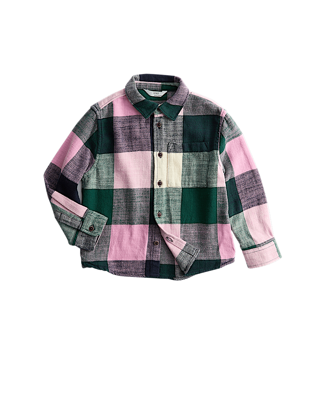 Pure Cotton Checked Shirt (2-8 Yrs)
