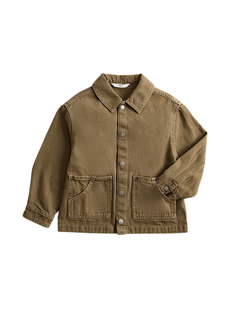 Pure Cotton Denim Overshirt (2-8 Yrs)