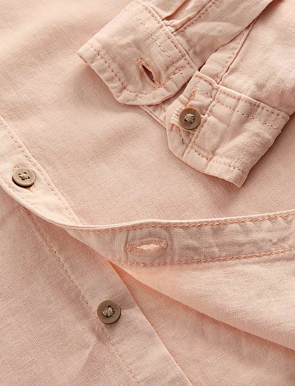 Linen Rich Grandad Shirt (2-8 Yrs)