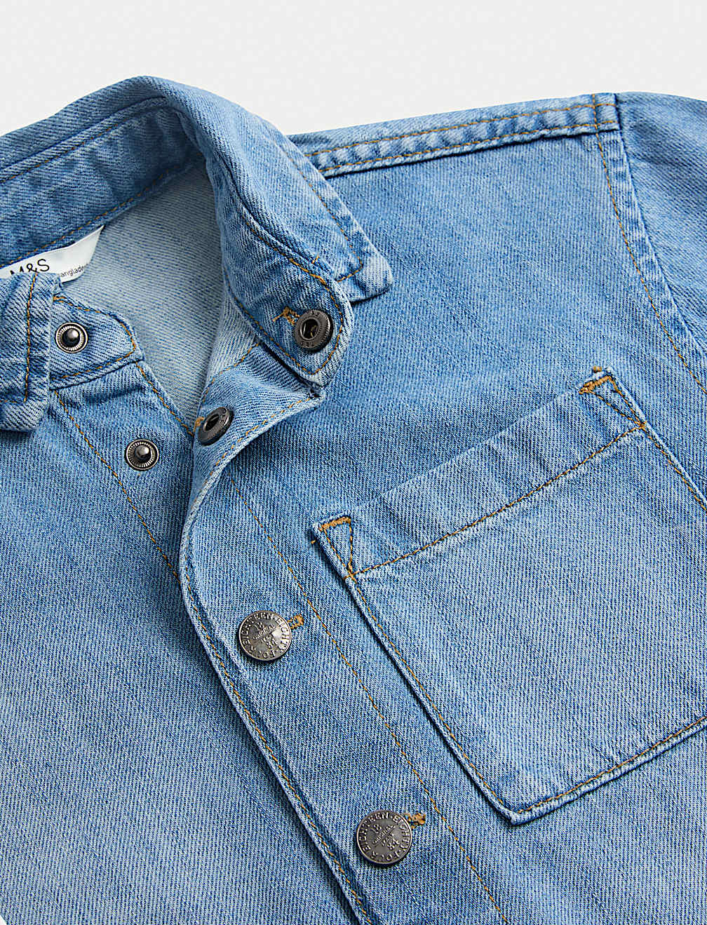 Pure Cotton Denim Shirt (2-8 Yrs)