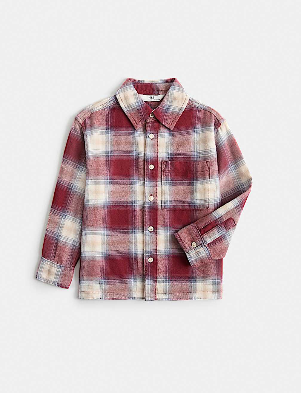 Pure Cotton Checked Shirt