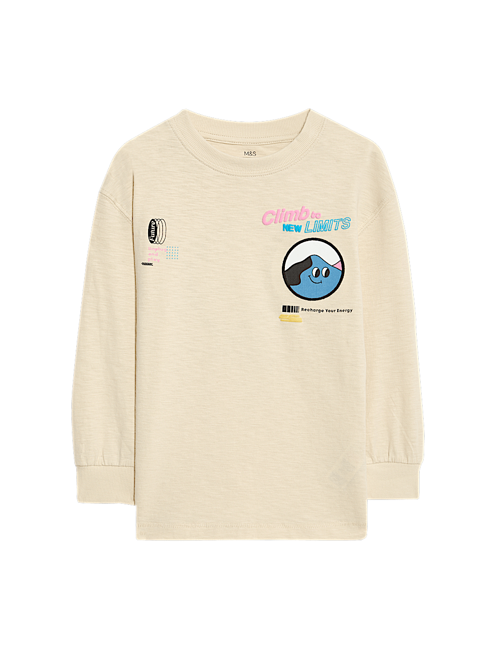 Pure Cotton Graphic Top (2-8 Yrs)