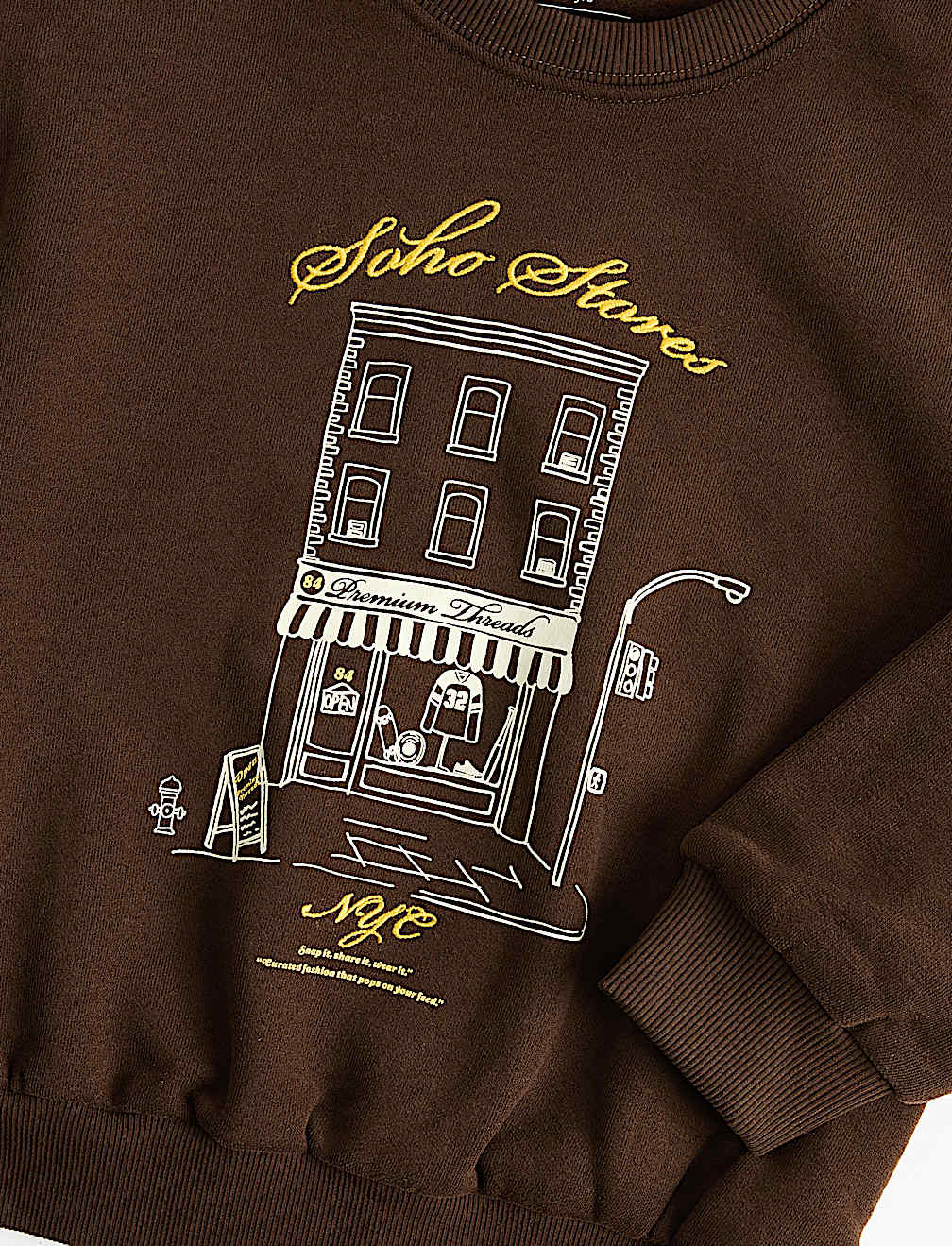 Cotton Rich Graphic Sweatshirt (2-8 Yrs)