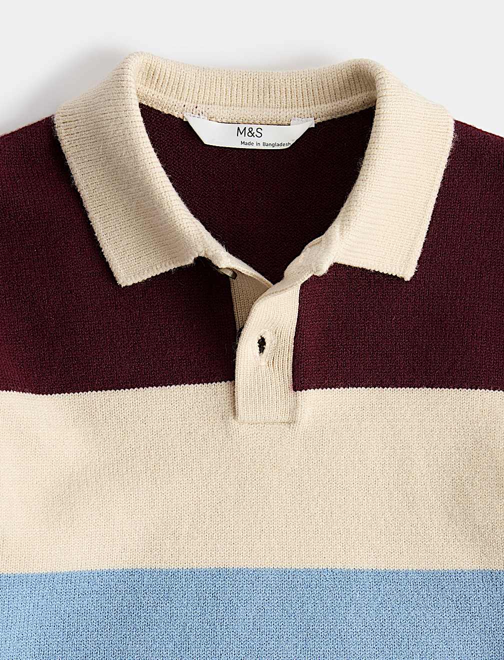 Striped Rugby Knitted Jumper (2-8 Yrs)