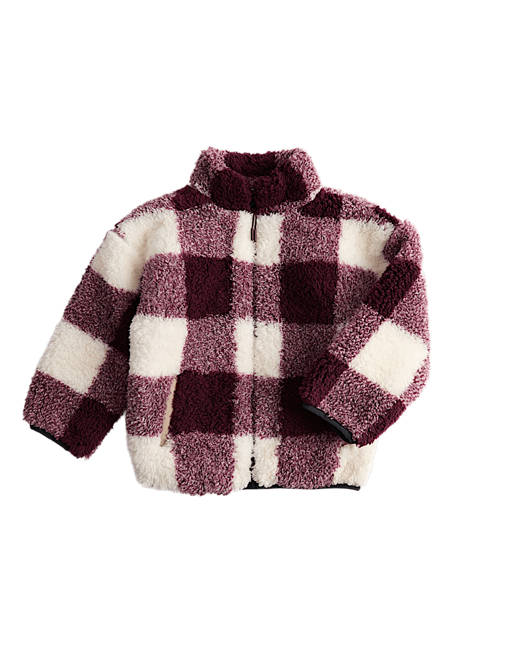 Borg Checked Jacket (2-8 Yrs)
