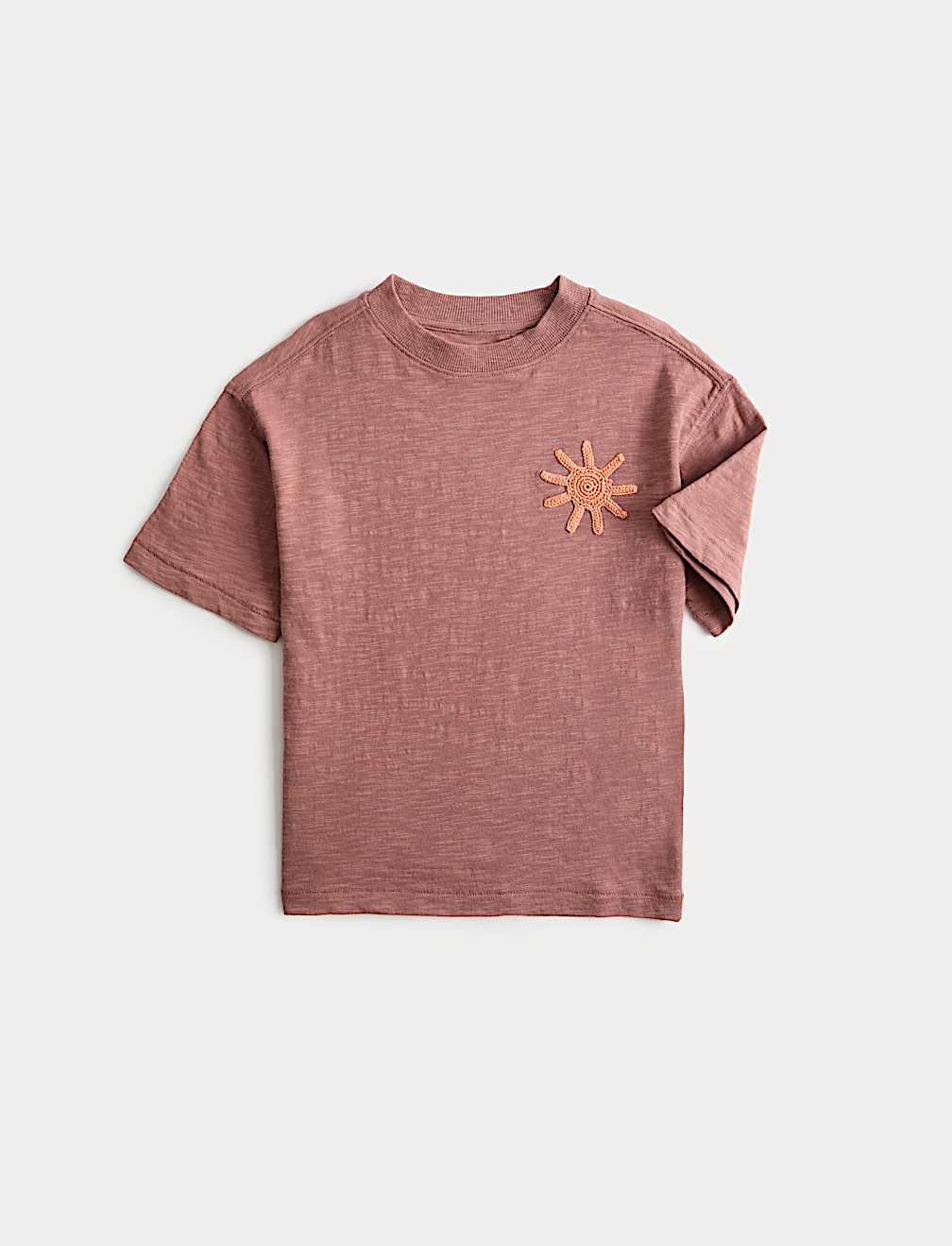 Pure Cotton Embroidered T-Shirt (2-8 Years)