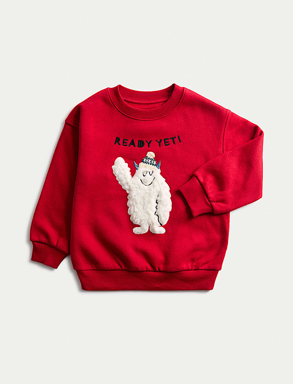 Cotton Rich Yeti Christmas Sweatshirt (2-8 Yrs)