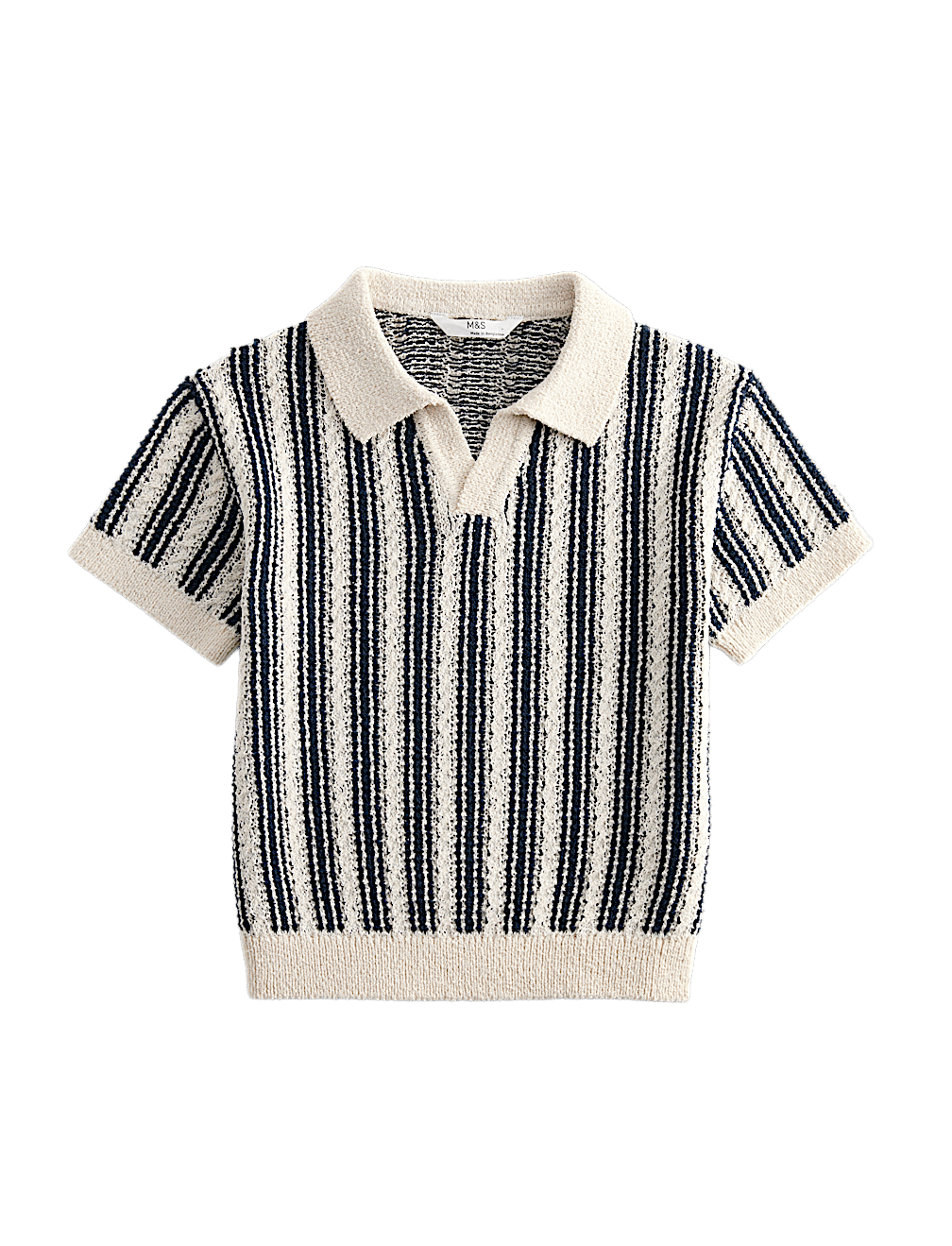 Cotton Rich Striped Knitted Top (2-10 Yrs)