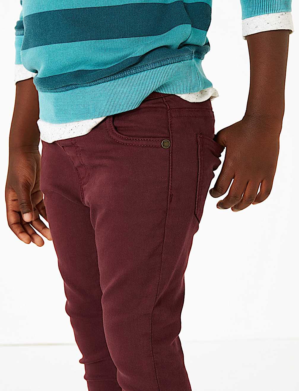 Regular Fit Coloured Denim Jeans (3 Months - 7 Years)