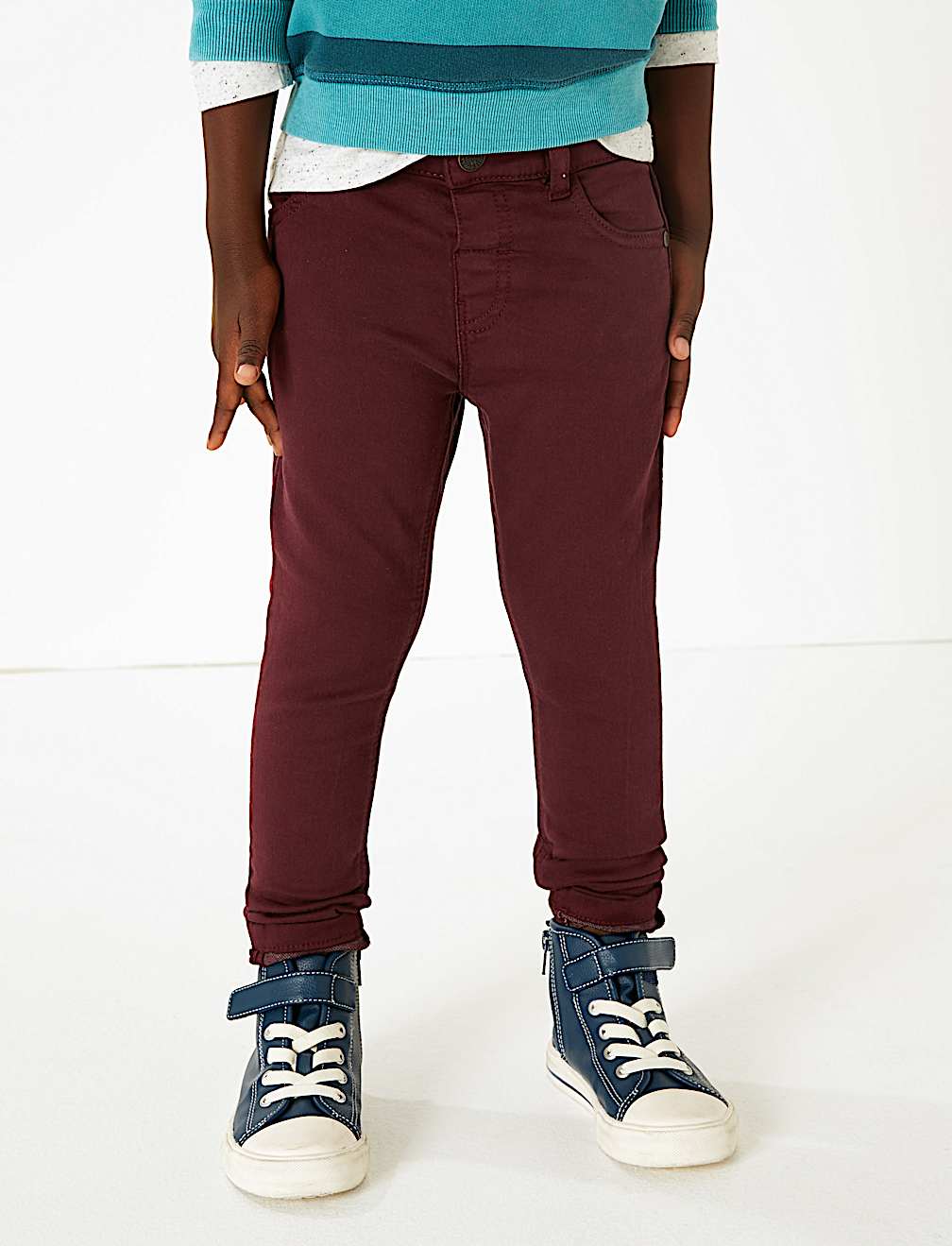 Regular Fit Coloured Denim Jeans (3 Months - 7 Years)
