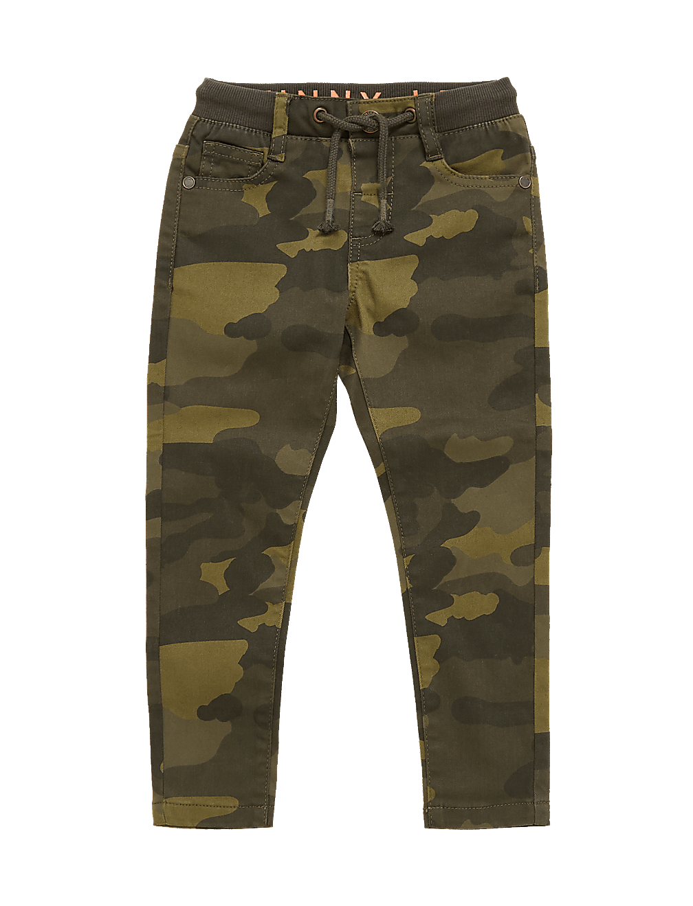 Cotton Camouflage Pull-on Jeans (2-7 Yrs)