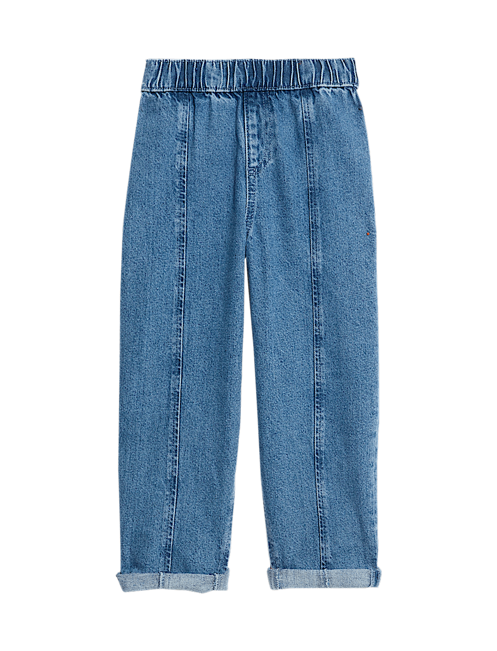 Pure Cotton Relaxed Balloon Leg Jeans (2-8 Yrs)