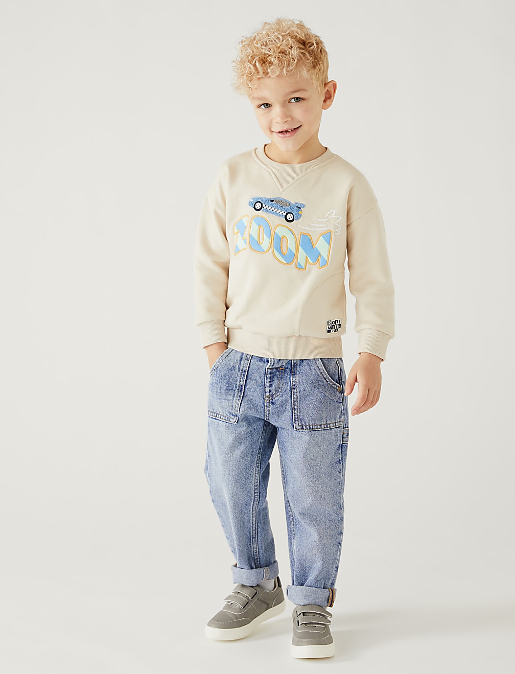 Pure Cotton Denim Jeans