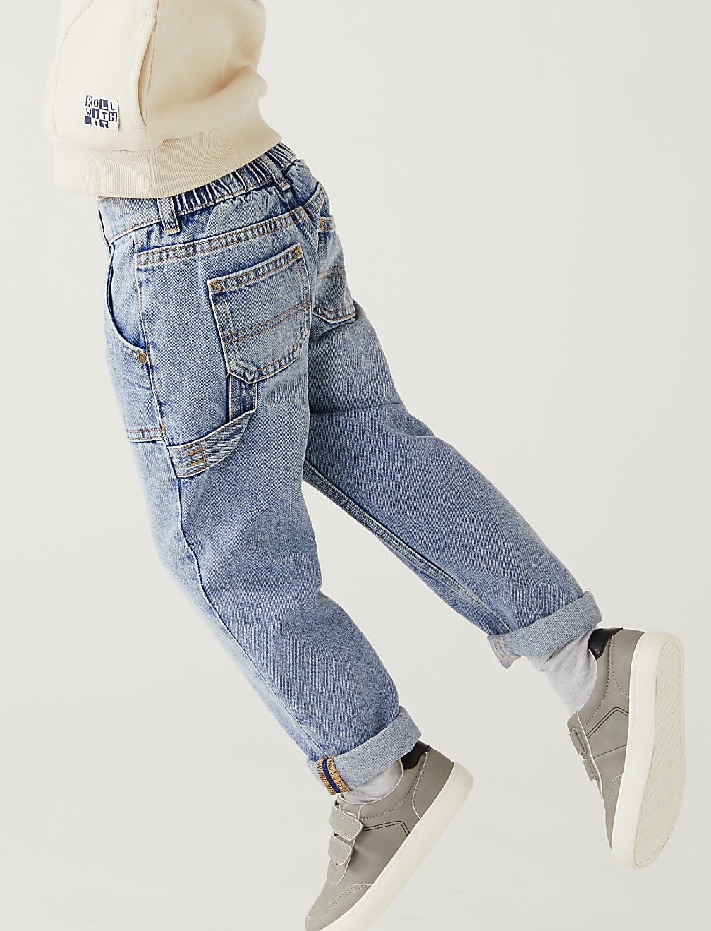 Pure Cotton Denim Jeans
