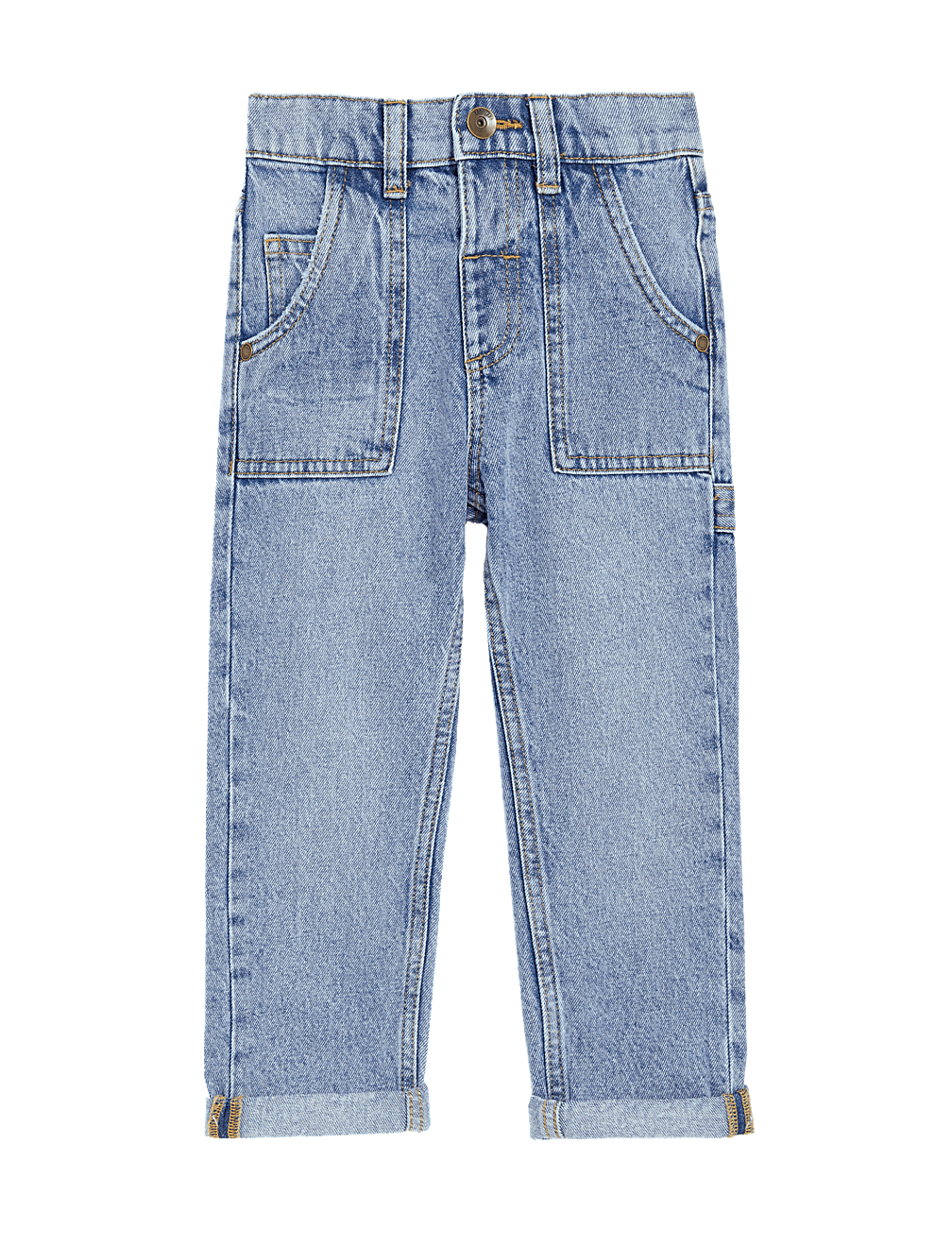 Pure Cotton Denim Jeans