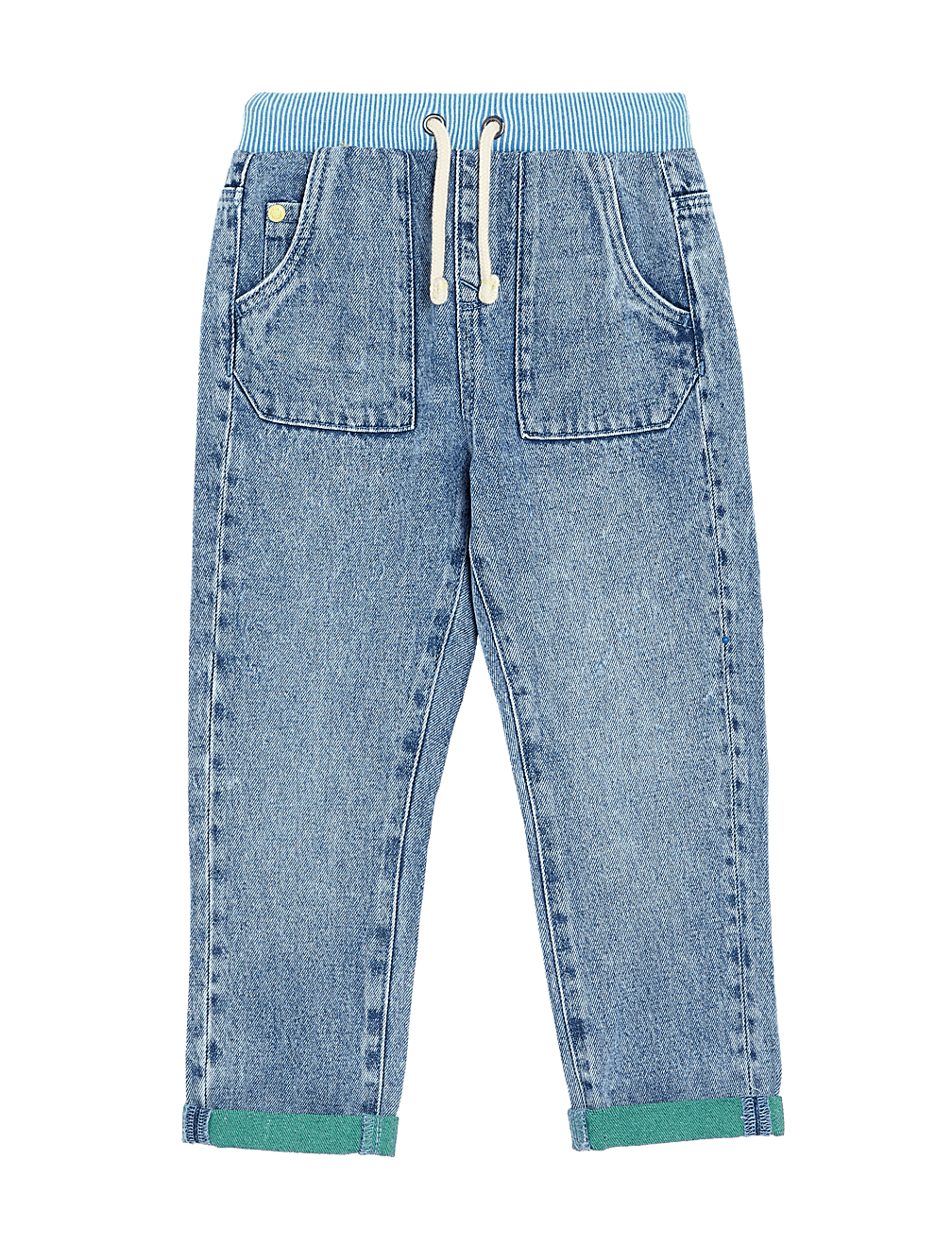 Regular Pure Cotton Jeans