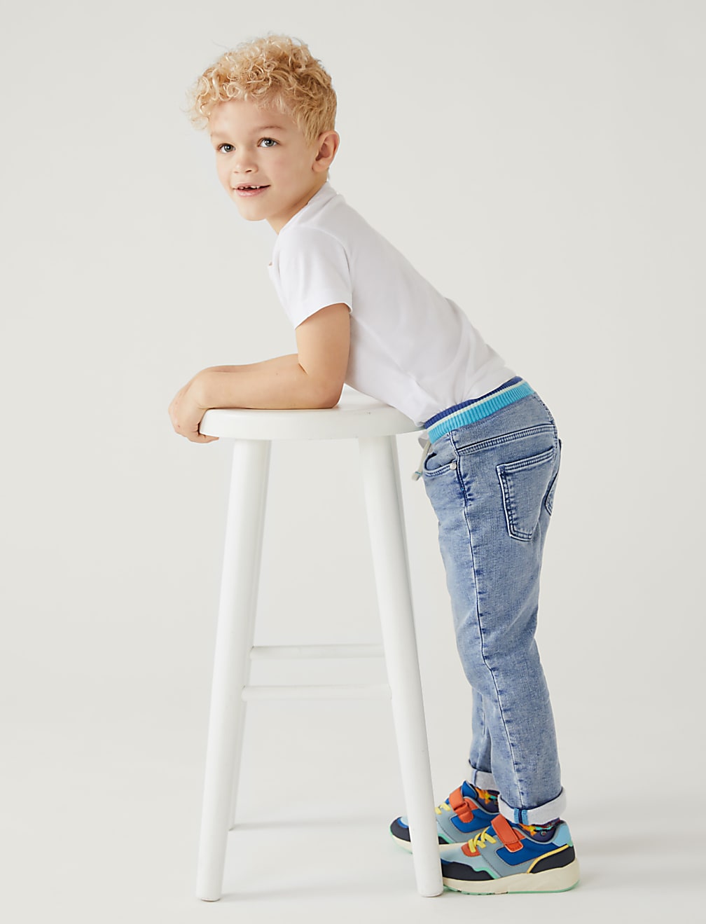 Regular Denim Rainbow Jeans (2-7 Yrs)