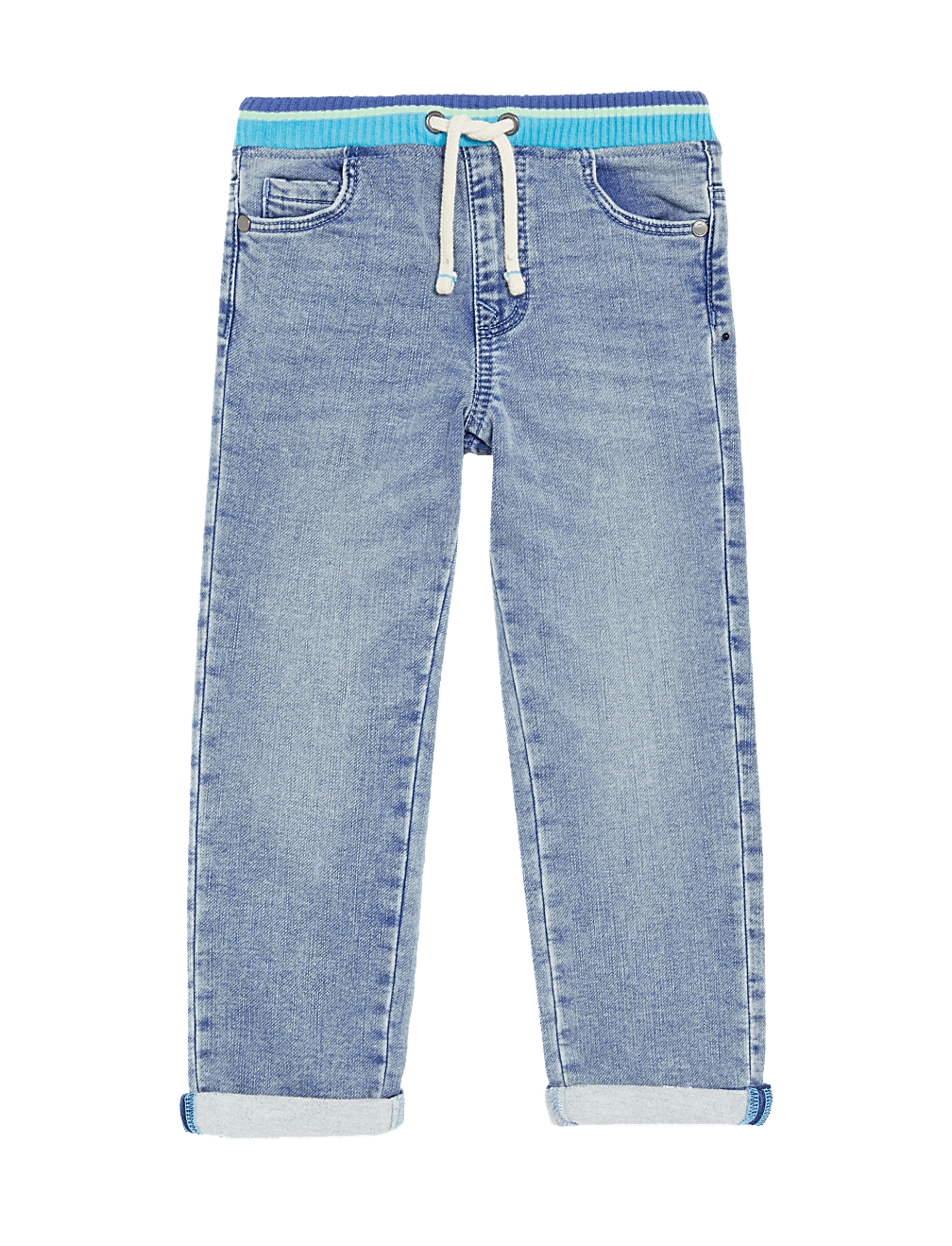 Regular Denim Rainbow Jeans (2-7 Yrs)
