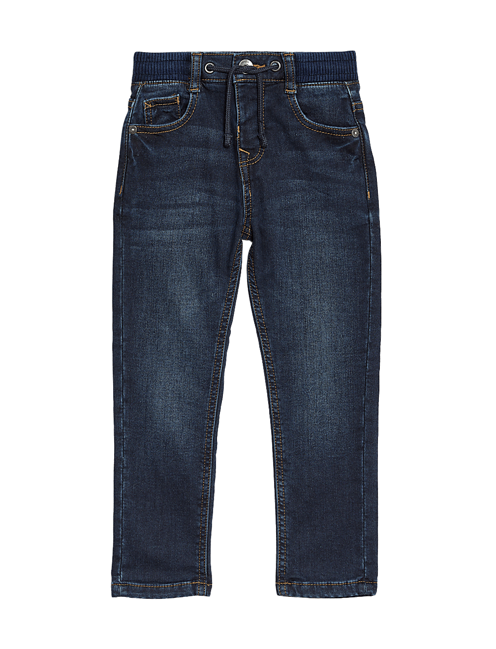 Regular Cotton Rich Elasticated Waist Jeans (2-8 Yrs)