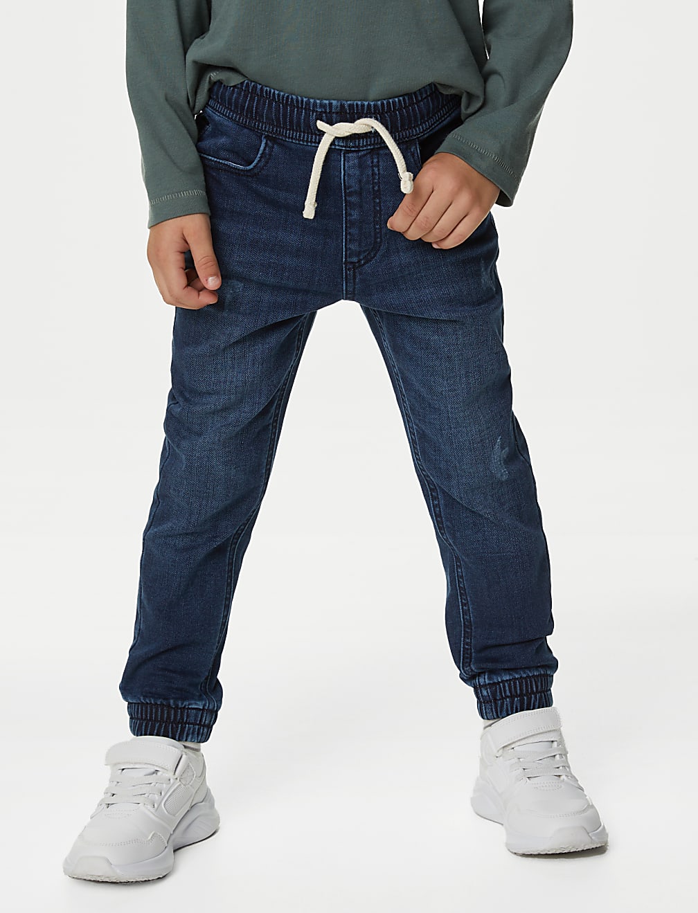 Buy Denim Jogger Jeans 2 8 Yrs at Marks Spencer
