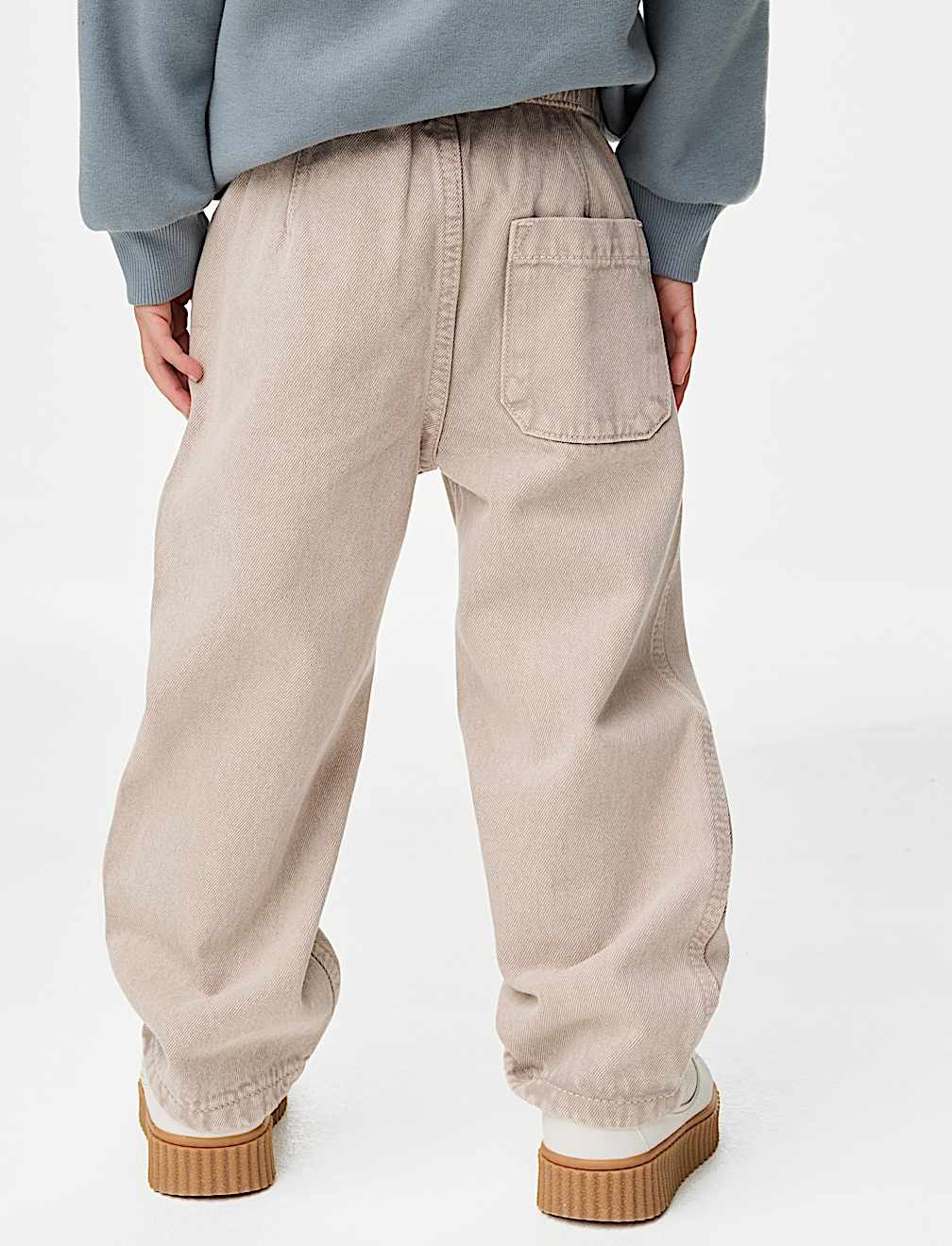Coloured Denim Drawstring Waist Jeans (2-8 Yrs)