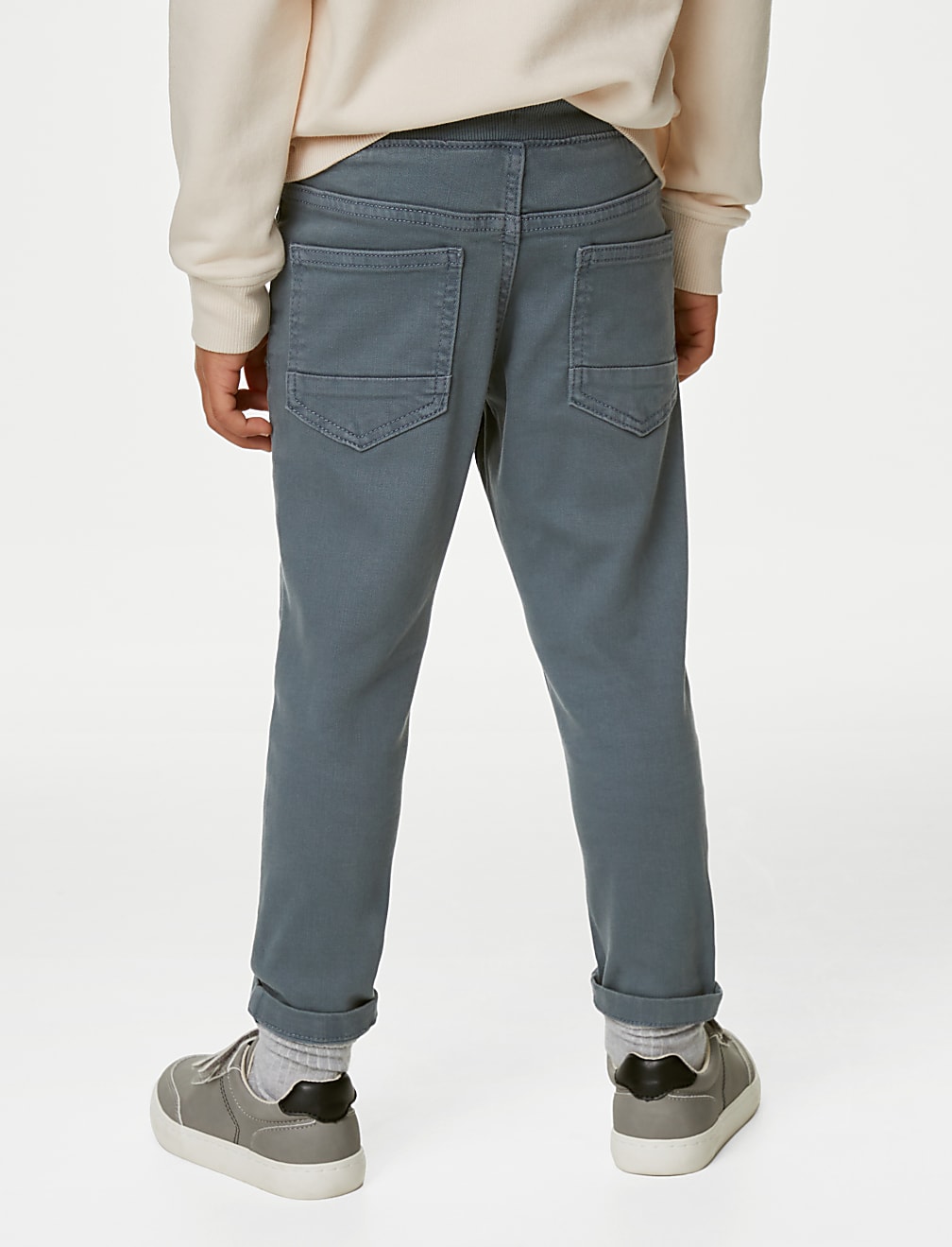Skinny Cotton Rich Elasticated Waist Jeans (2-8 Yrs)