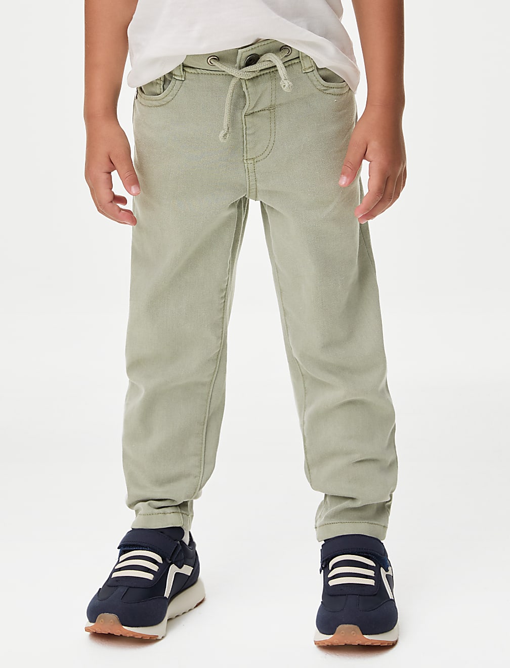 Skinny Cotton Rich Elasticated Waist Jeans (2-8 Yrs)