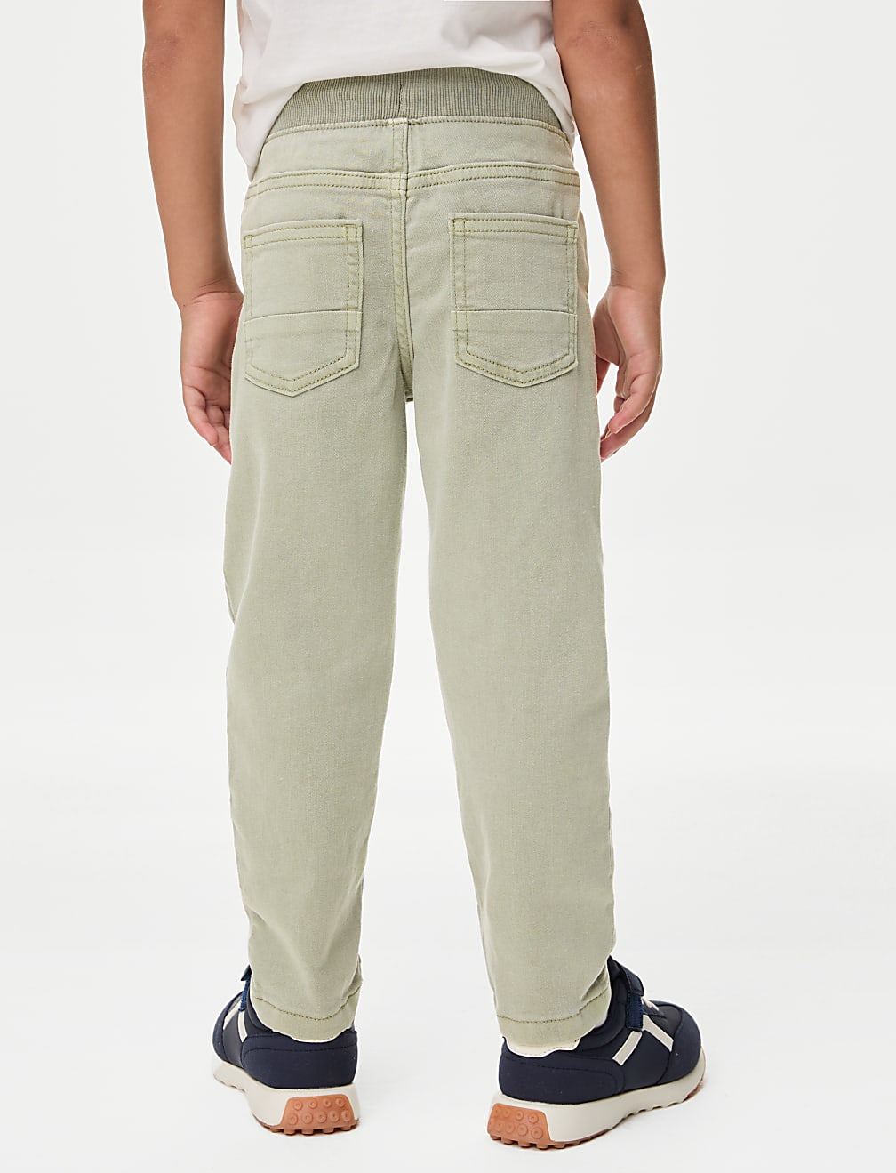 Skinny Cotton Rich Elasticated Waist Jeans (2-8 Yrs)