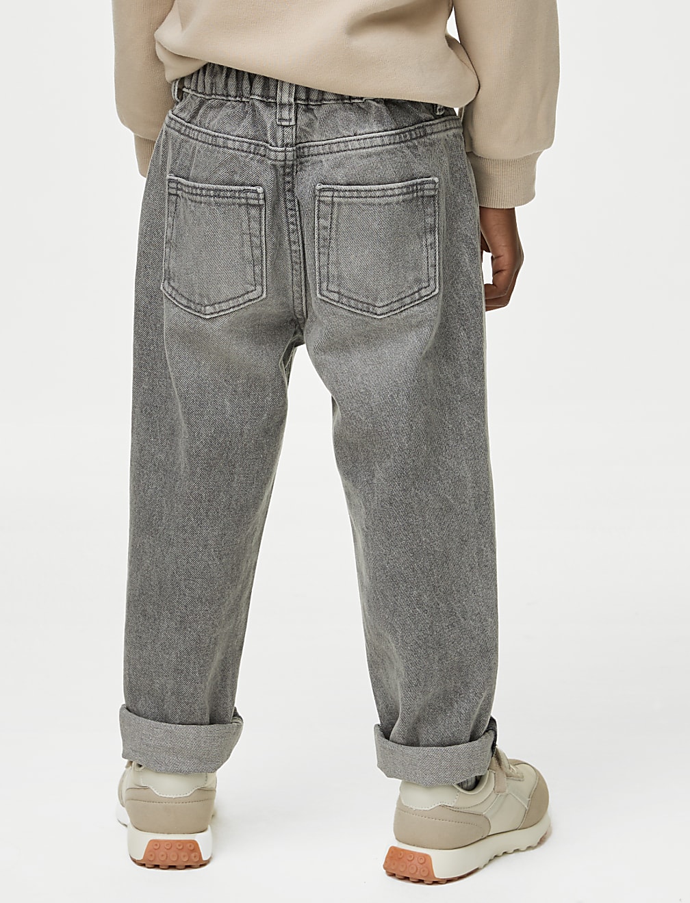 Relaxed Pure Cotton Elasticated Waist Jeans (2-8 Yrs)