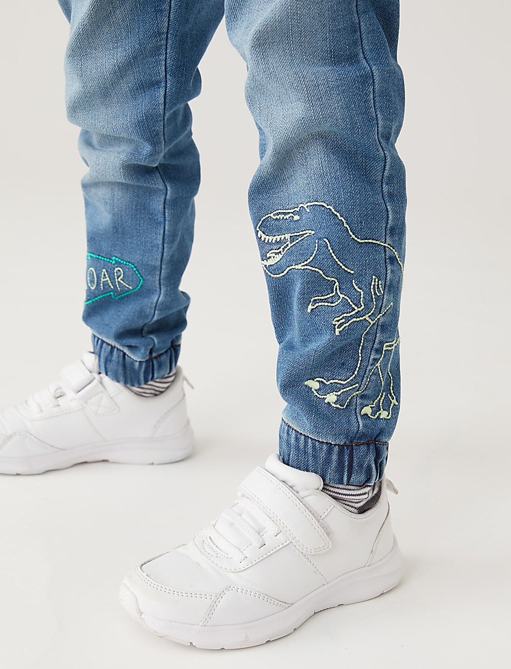 Cotton Rich Dinosaur Jogger Jeans
