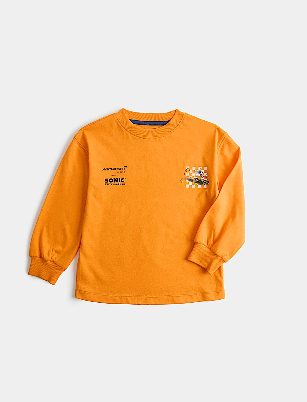 Pure Cotton Sonic X McLaren&trade; Top (2-8 Yrs)