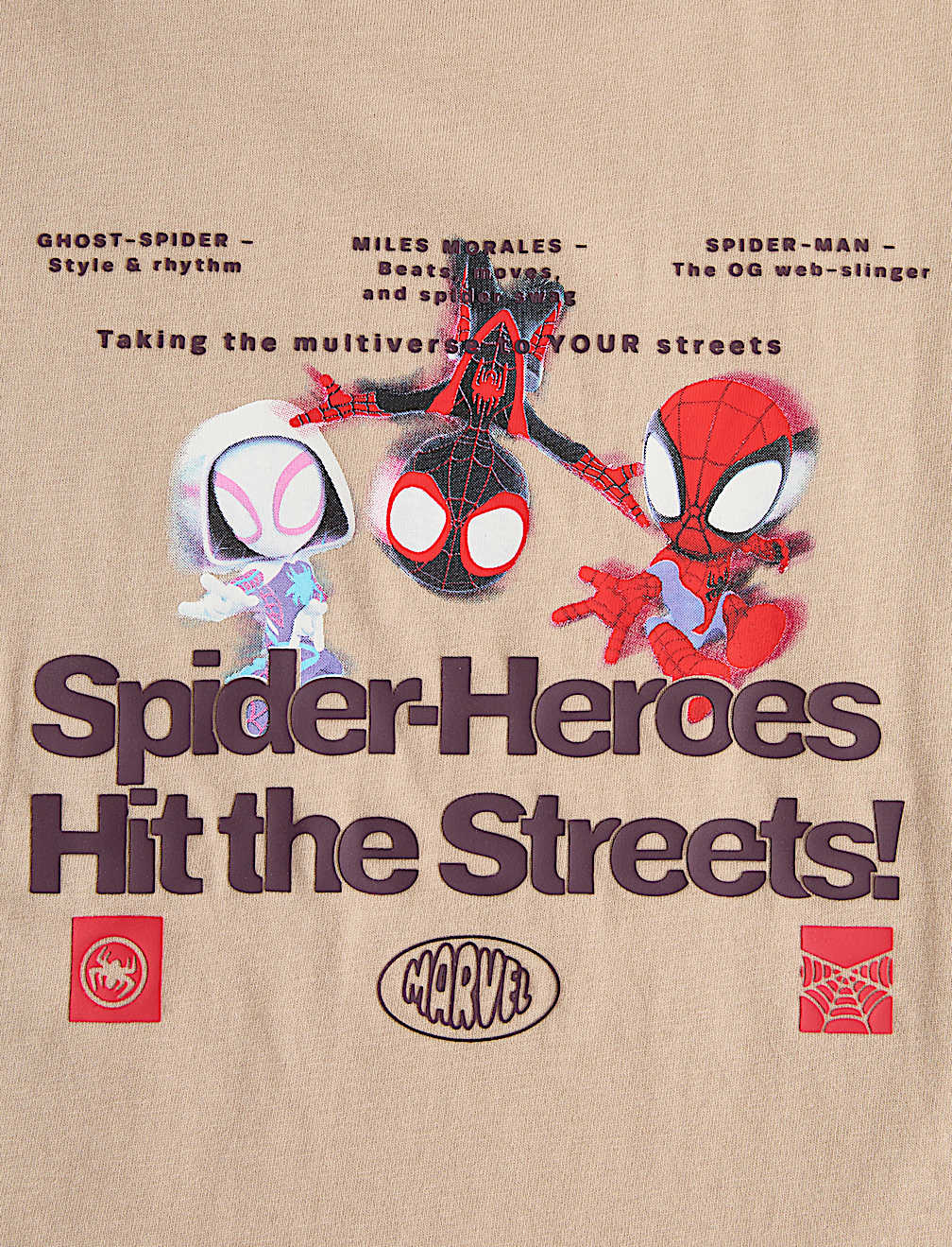 3 Pack Pure Cotton Spider-Man&trade; Tops (2-8 Yrs)