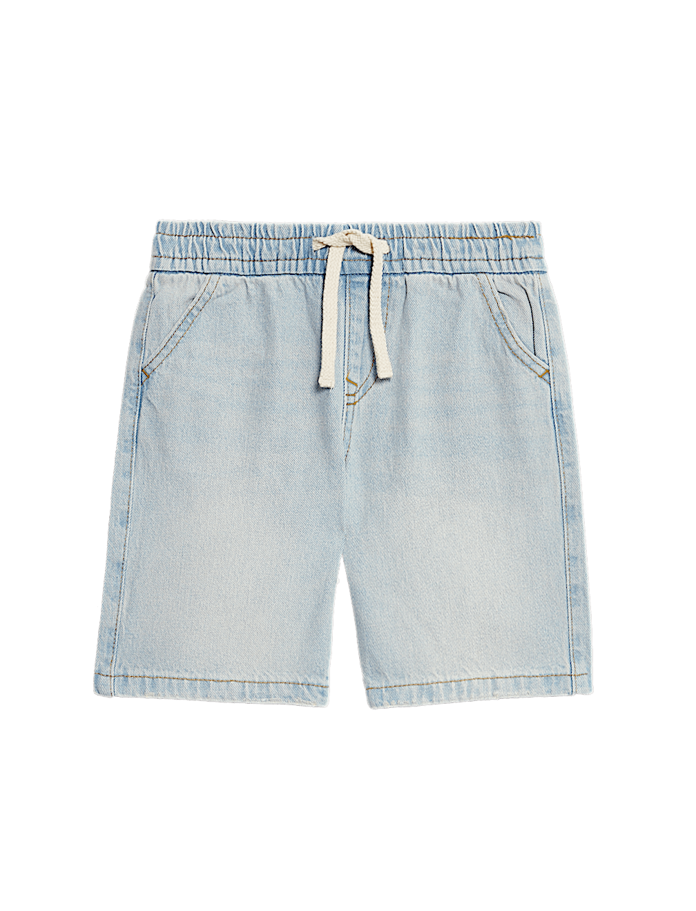 Pure Cotton Denim Shorts (2-8 Yrs)