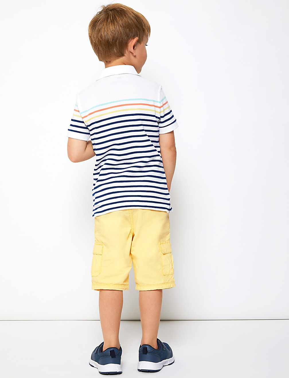 Regular Pure Cotton Utility Shorts (2-7 Yrs)