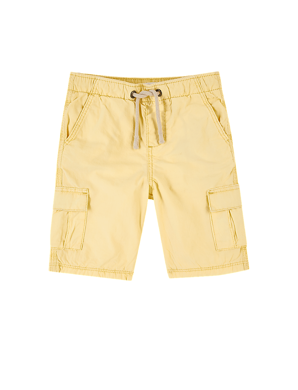 Regular Pure Cotton Utility Shorts (2-7 Yrs)