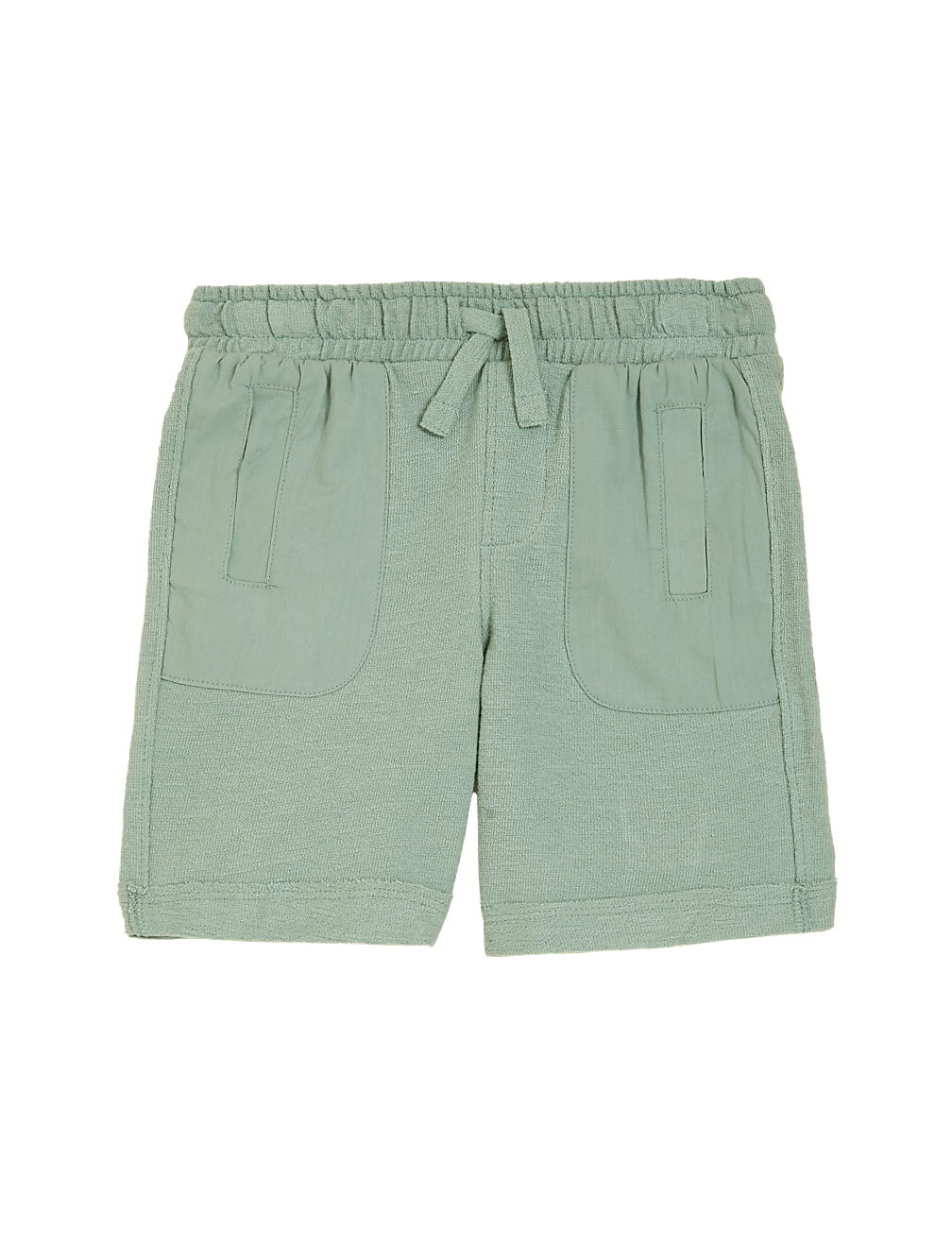 Pure Cotton Textured Shorts (2-7 Yrs)