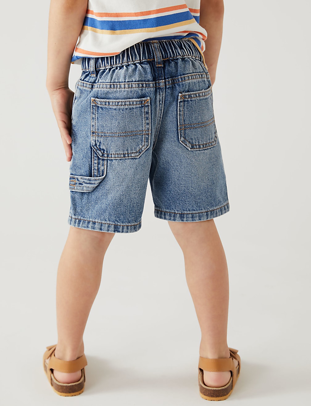 Pure Cotton Denim Shorts
