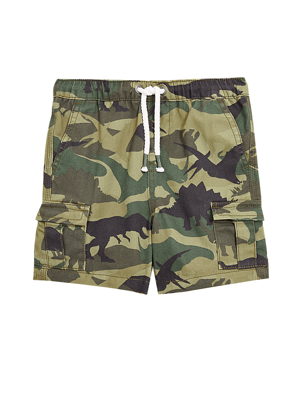 Pure Cotton Dinosaur Camouflage Shorts